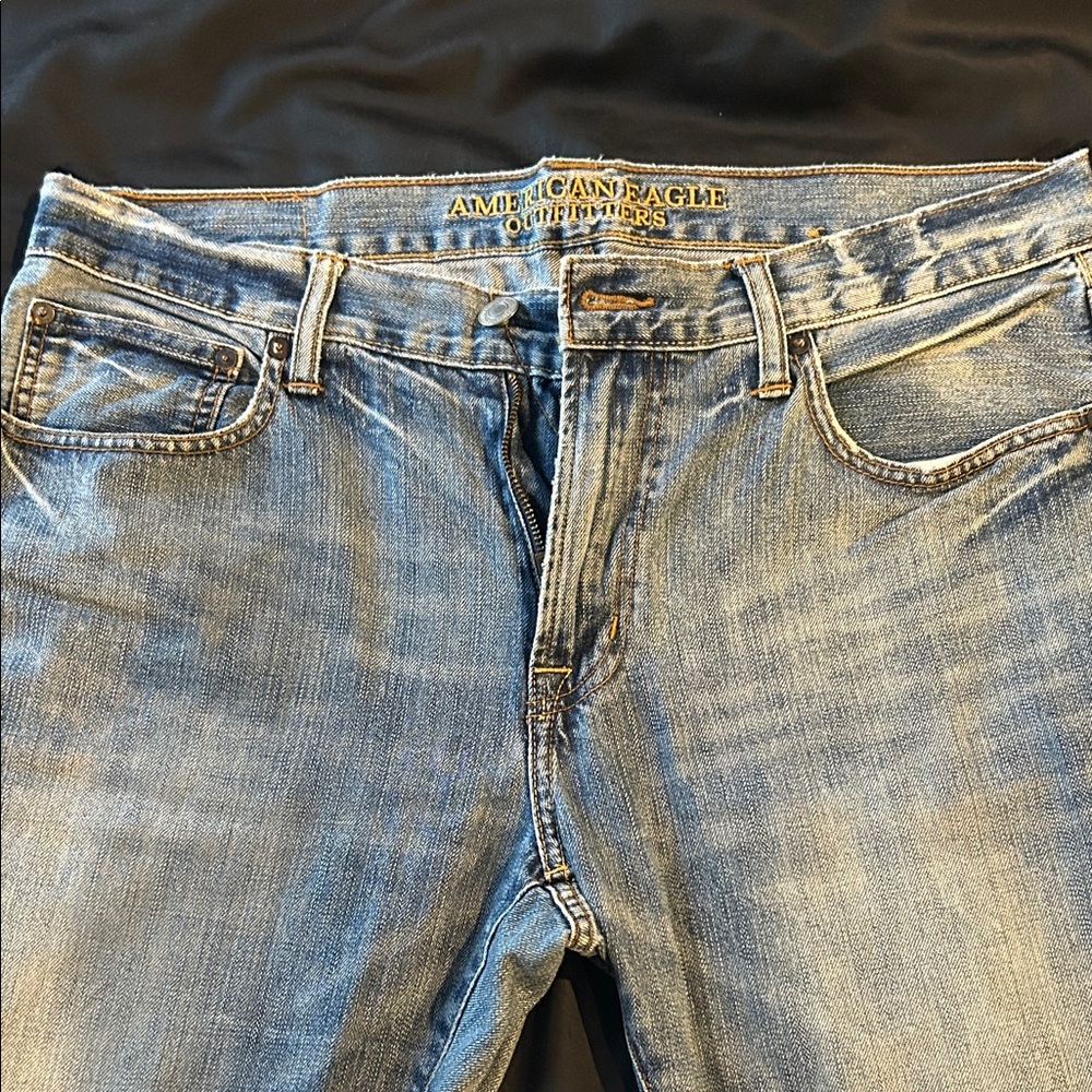 American Eagle Outfitters Men’s Light Blue Bootcut Jeans